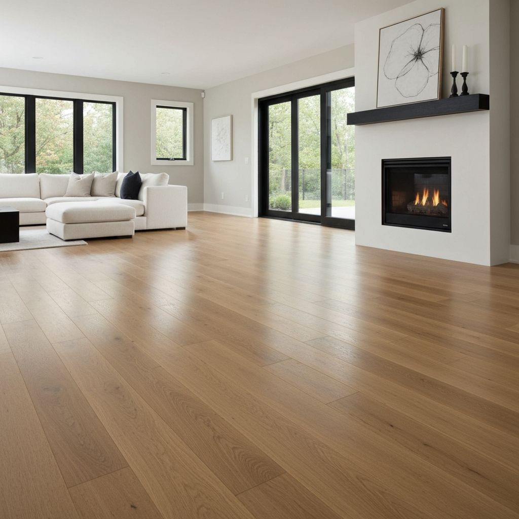 Modern interior with flooring