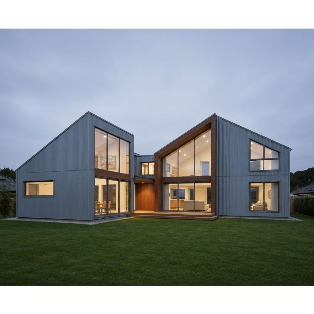 Modern house with Allura siding