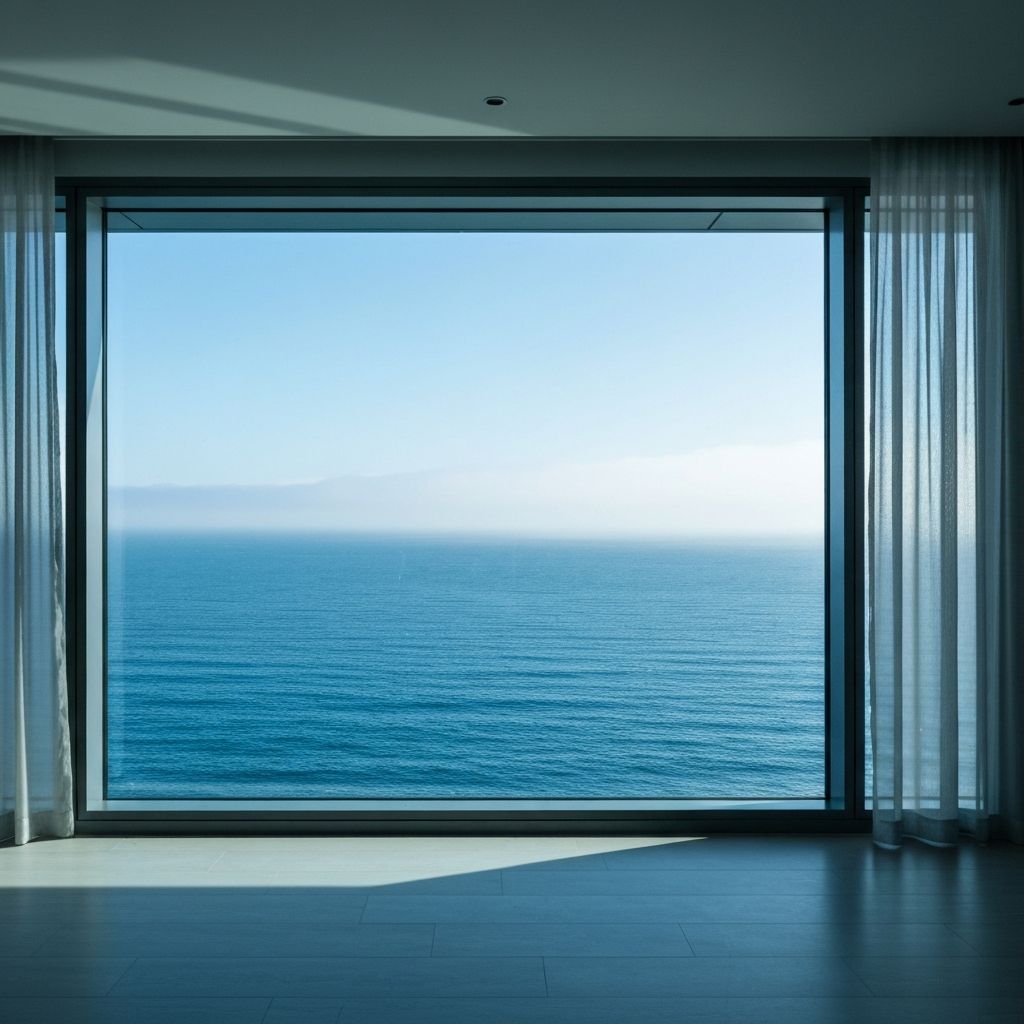 Modern window view